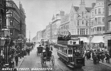 Market Street, Manchester, ca. 1910